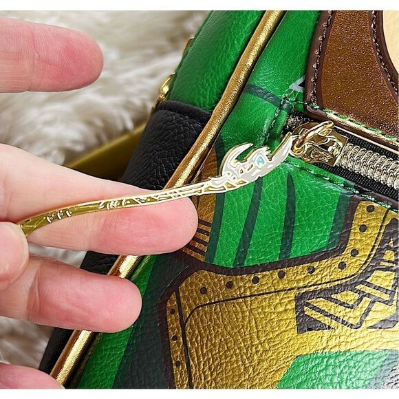 Loungefly Avengers Loki with Scepter Pop Mini-Backpack - Nwt - Picture 7 of 9